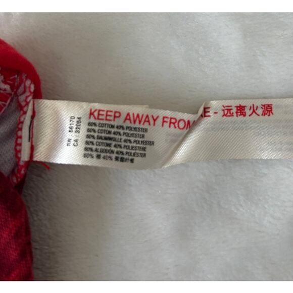 Free People Keep Rolling Tank Women's Printed Red/White Racerback Size XS NWT - Picture 7 of 8